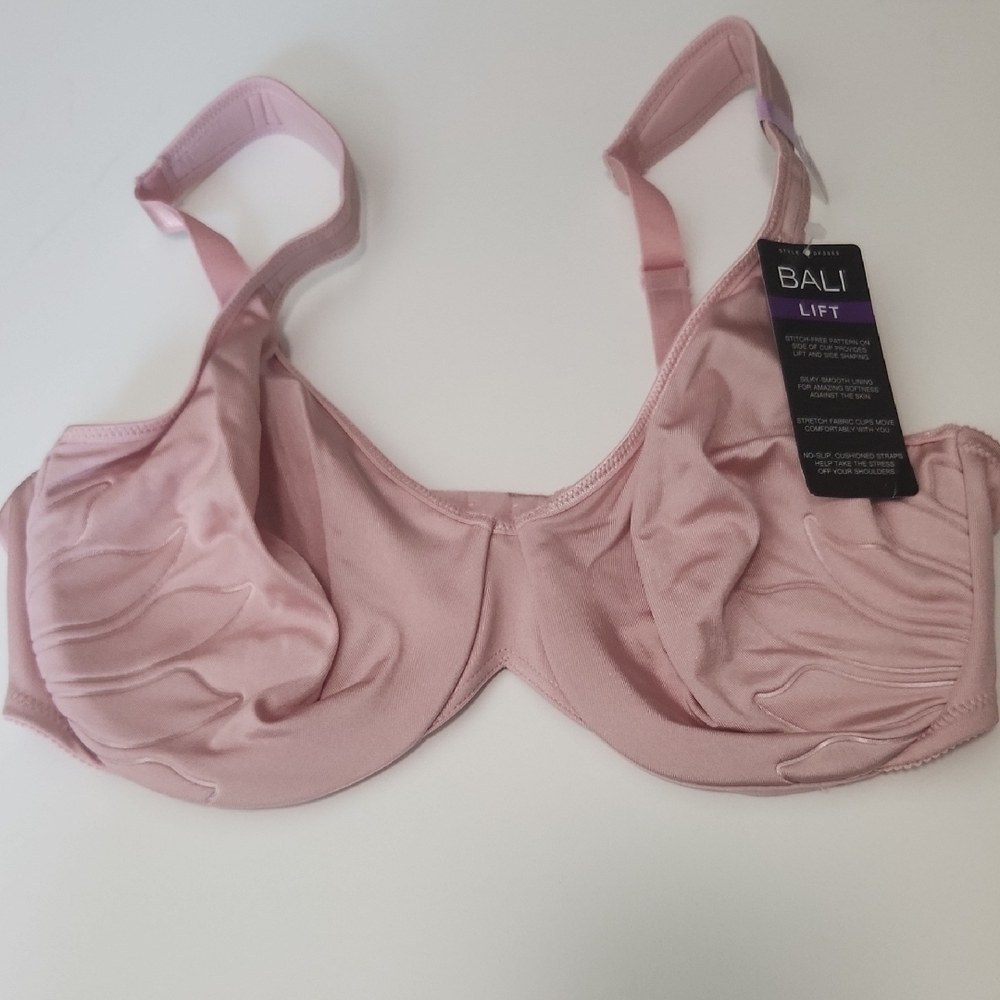 Bali 38D Women's Soft Pink Lift Bra